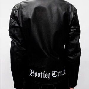 BNWT SS19 UNDERCOVER BOOTLEG TRUTH LEATHER JACKET 3